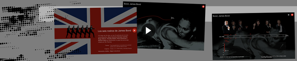 Los seis rostros de James Bond